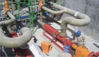 单螺杆泵安装调试现场